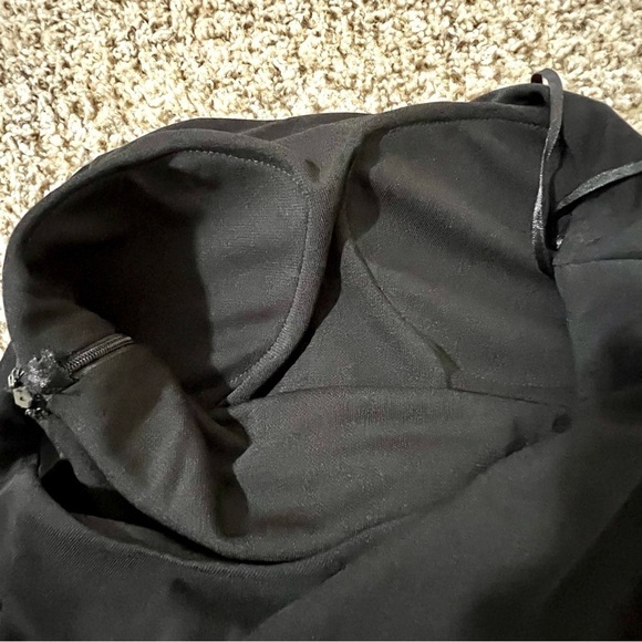 ORNA FARHO Brock One-Shoulder black jersey Maxi full skirt Dress size 40 UK / M - Picture 7 of 12